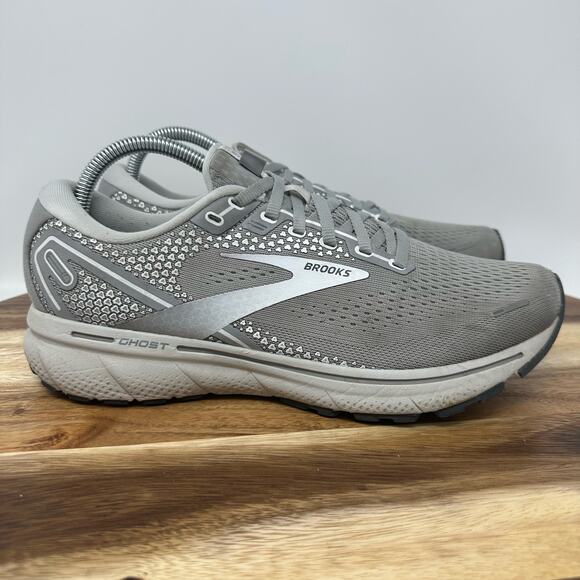 Brooks Ghost 14 Women’s Size 9.5 B Running Walking Gray Shoes Athletic Sneakers - Picture 1 of 13
